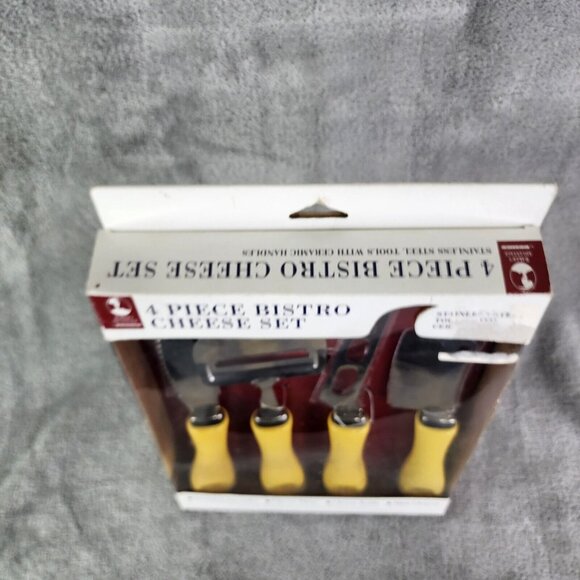 Baker's Advantage Yellow Bistro 4 Piece Cheese Set - Picture 3 of 6